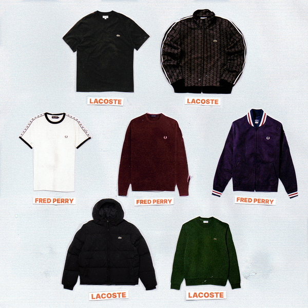 Box Fred Perry e Lacoste 7 pezzi – selezione capi uomo Grado A ad alta rotazione