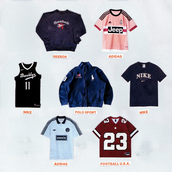 Box abbigliamento sportivo second-hand 7 pezzi per rivendita con capi sportivi selezionati